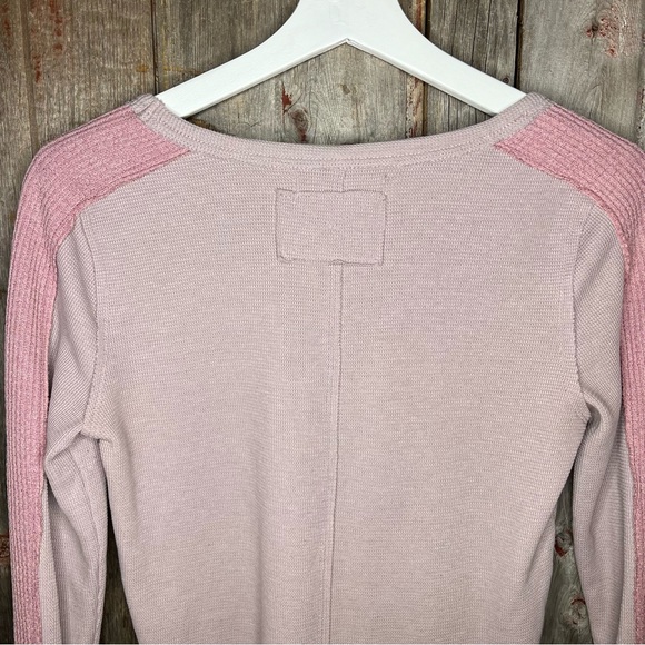 Free People We the Free Tasha Long Sleeve Thermal Top in Daytime Fireworks Small - Picture 6 of 14